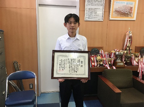 表彰式の様子